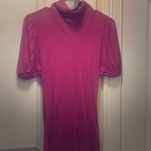 Mock turtleneck blouse